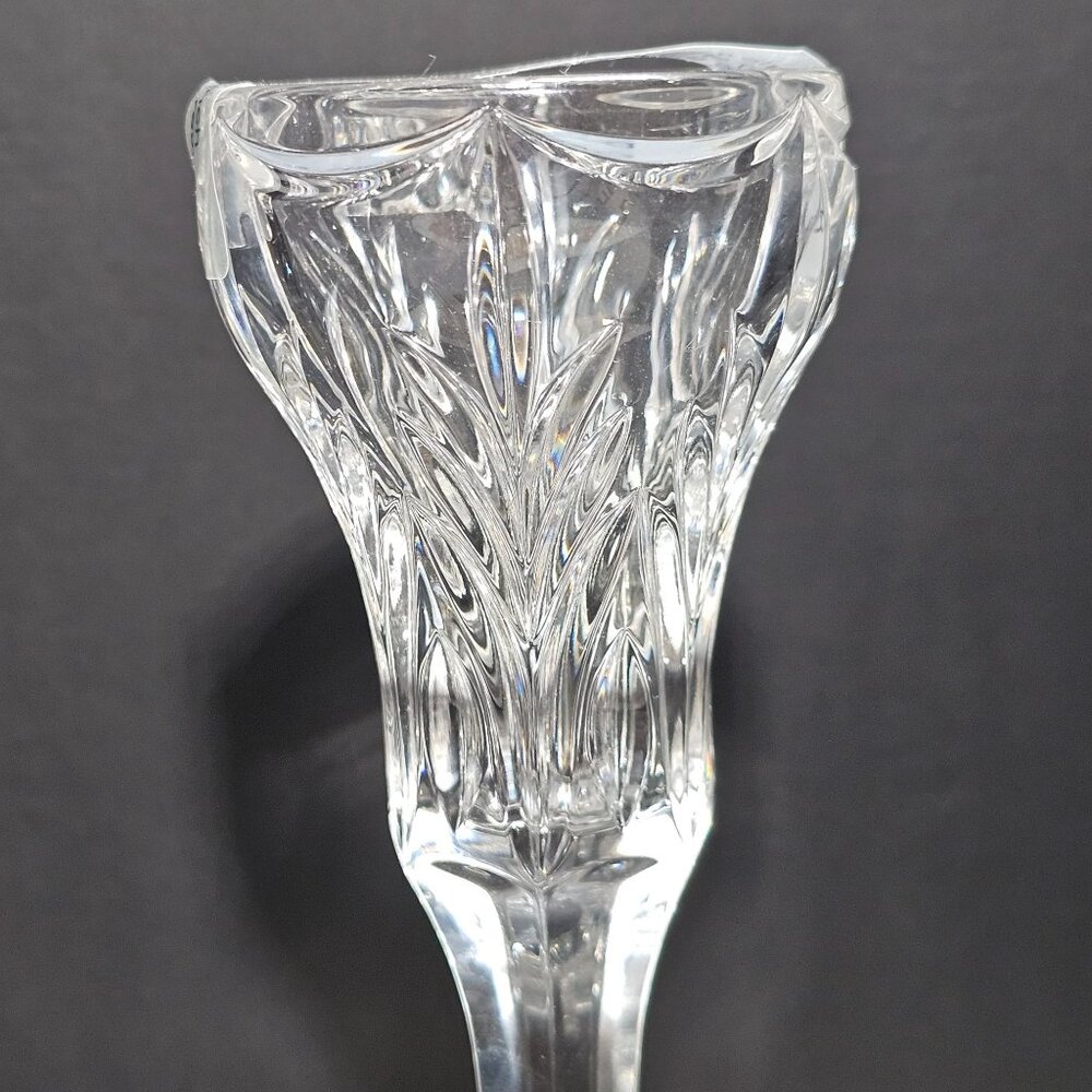 Waterford Crystal Canterbury Candlestick 8.5" Marquis Collection vtg luxury glam - Picture 4 of 8
